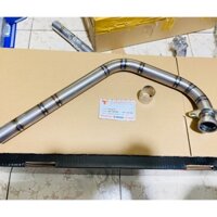 Cổ pô titan suzuki Raider Satria Fi 32mm lon zin uốn cnc không móp