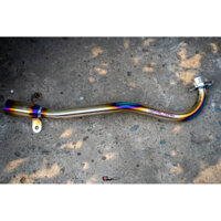 Cổ pô Titanium Fu Led có chụp Hàng cao cấp Made by TTFactory (tặng kèm móc khoá TTFACTORY )