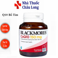 CO Q10 Blackmores Úc - Viên Uống Bổ Tim Mạch Blackmores CoQ10 150mg & 300mg (30 Viên)