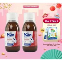[CÓ QUÀ] 2 Siro Kan Imuno Glukan hỗ trợ miễn dịch nâng cao sức đề kháng cho bé - Chai 120ml
