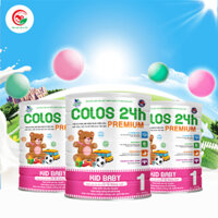 (CÓ QUÀ )Sữa bột Colos 24h Premium Kid Baby số 1 lon 900g