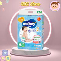 [CÓ QUÀ] Tã/Bỉm Dán Moony Xanh Đủ Size NB90/S84/M64/L58 - Nhập khẩu từ Nhật Bản