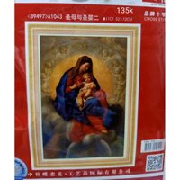 (Có quà tặng kèm) Tranh thêu chữ thập CHÚA 24