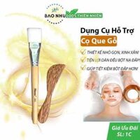 Cọ Que quét mặt nạ cán gỗ Vintage chuyên dụng Spa