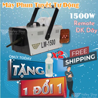 (Có remote + tặng DD đặc pha 10L) Máy Phun Tuyết 1500W - Trang trí Noel, Giáng Sinh, Nhà hàng, Quán cafe, Khu vui chơi