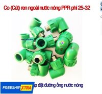 Co ren ngoài (Cút 90° ren ngoài) ống nước nóng PPR phi 25-32 – phụ kiện ống nước nóng, lạnh