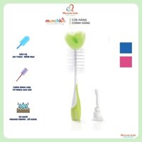 Cọ rửa bình sữa cho bé MUNCHKIN MK16020, cây chổi cọ bình sữa có đầu mút - Monnie CENTER