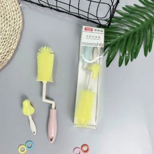 Cọ rửa bình sữa mút xốp xoay 360 độ