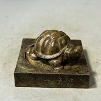Cổ Rùa Con Dấu Cổ Tiếng Phạn Huyền Vũ Túi Đúc Cũ Nhỏ Bằng Đồng Cói Đồ Trang Trí Bộ Sưu Tập Cổ Rùa Con Dấu Cổ Tiếng Phạn Huyền Vũ Túi Đúc Cũ Nhỏ Con Dấu Đồng Vật Trang Trí Bộ Sưu Tập 1.13