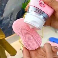 Cọ Rửa Mặt Xỏ Ngón, Bàn Chải Rửa Mặt Silicon Tẩy Tế Bào Chết Tiện Lợi, Làm Sạch Sâu