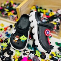 [Có sẵn] [Ảnh thật] Dép sục Crocs DUET trẻ em hoạt hình Đi Mưa Siêu Nhẹ Êm Chân {{ilahomehue}}