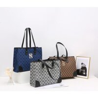 [CÓ SẴN - ẢNH THẬT] Túi Tote MLB Monogram Kèm Ví Nhỏ Siêu Hot, Túi Tote ny 3 Tone Màu Sang Trọng Unisex (FULL TAG TÚI)