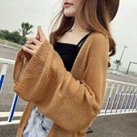 [CÓ SẴN] Áo cardigan len mỏng tay dài