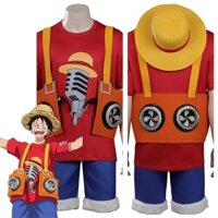 [Có Sẵn] Áo Luffy Film Red Cosplay One Piece 100% Cotton