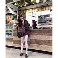 (có sẵn) ÁO SƠ MI Lụa HỌA TIẾT  Quảng Châu