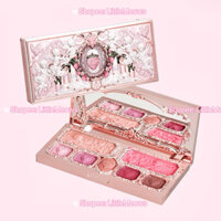(Có sẵn) Bảng phấn mắt Flower Knows Strawberry Cupid 7 ô - Phấn mắt Hoa biết Dâu cupid 14g