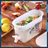 [Có Sẵn] Bình chứa nước có vòi để tủ lạnh 3.5L xuất Nhật tiện lợi