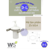 [CÓ SẴN] Bình đựng xà phòng bằng sứ, bình đựng sữa rửa tay, bình xà phòng treo tường INOX 304 - ZS-5014 - Hàng nhập khẩu