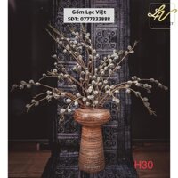 [Có sẵn] Bình hoa, lọ hoa dáng mặt hồ cắm Sen Ly Loa Kèn Nhiều Mẫu - Gốm Lạc Việt Bát Tràng