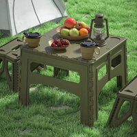 Có sẵn - Bộ bàn ghế nhựa camping, trà đá, cafe vỉa hè gấp gọn nhẹ, tiện lợi