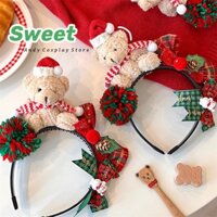 [CÓ SẴN] Bờm tóc Giáng sinh hình gấu Teddy