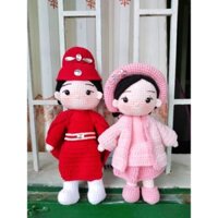 (Có sẵn) Búp bê len mặc đồ cổ trang, hoàng hậu
