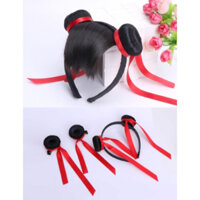 (Có sẵn) Cài tóc natra có mái trước, cài không mái và kẹp búi rời