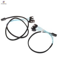 Có sẵn Cáp SAS SATA Mini-SAS SFF-8087 Đến 4 Cáp SATA Mini SAS 4i SFF8087 36P Đến 4 Cáp SATA 7P 12Gbps 1 / 0.5M Dữ Liệu Ổ Cứng phong Tông mới