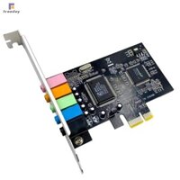 Có sẵn Card âm thanh PCI-E 5.1 PCIE 5.1 Kênh Âm thanh 3D 6 kênh Trò chơi 3D Âm nhạc Card âm thanh kỹ thuật số PCI Express 5.1 CH 24Bit phong cách mới