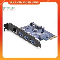 (Có sẵn) Card PCI Express sang USB 3.0 + lan UGREEN 30775 _Siêu rẻ