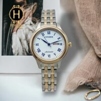 [Có sẵn] [Chính hãng 1] Đồng Hồ Nữ Citizen Automatic PD7136-80A Dây Thép Không Gỉ Vỏ Trắng Mặt Trắng Sapphire