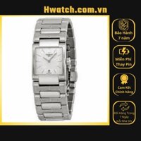 [Có sẵn] [Chính hãng 1] Đồng Hồ Nữ Tissot Pin T090.310.11.111.00 Dây Thép Vỏ Trắng Mặt Trắng Khảm Trai Sapphire