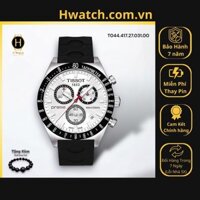 [Có sẵn] [Chính hãng] Đồng Hồ Nam Tissot Pin Chronograph T044.417.27.031.00 (T0444172703100) Dây Cao Su  HwatchAuthentic