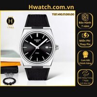 [Có sẵn] [Chính hãng] Đồng Hồ Nam Tissot Pin T137.410.17.051.00 PRX Quazt Black Dial Swiss Made 40mm