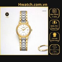 [Có sẵn] [Chính hãng] Đồng Hồ Nữ Longines Automatic L4.321.2.12.7 (L43212127) Présence Sapphire HwatchAuthentic