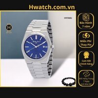 [Có sẵn] [Chính hãng]  Đồng Hồ Nam Mathey Tissot Pin H117ABU PRX Dây Thép Mặt Xanh Hwatch.vn