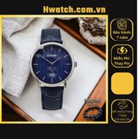 [Có sẵn] [Chính hãng]  Đồng Hồ Nam Citizen Pin BE9170-05L Dây Da Vỏ Trắng Mặt Xanh