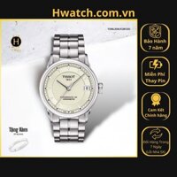 [Có sẵn] [Chính hãng] Đồng Hồ Nữ Tissot Automatic T086.208.11.261.00 (T0862081126100)Mặt Vàng Nhạt Sapphire  Hwatch.vn