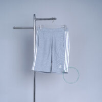 [Có sẵn] [Chính hãng] Quần Short Adidas  Grey 3-Stripes (form Âu)