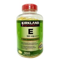 [Có sẵn] [Chính hãng] Viên uống bổ sung Vitamin E400 IU KIRKLAND SIGNATURE 500v