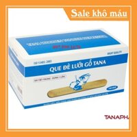 (có sẵn) Combo 5 hộp que đè lưỡi gỗ tiệt trùng Tanaphar