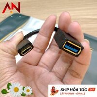 [Có sẵn] Dây cáp nối đầu cắm Type-C với cổng USB 3.0 OTG dài 15cm - Chuyên dụng cho âm thanh