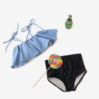 (Có sẵn) Đồ bơi/ bikini áo bèo quây 2 kiểu ་