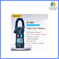 [Có sẵn] Đồng hồ vạn năng Ampe kìm Zotek Zoyi ZT-QB9 đo điện áp và dòng điện AC/DC , nhiệt độ, tụ điện