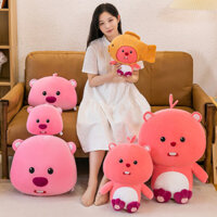 🌟CÓ SẴN🌟 Gấu bông Pororo Loopy Gấu Bông Hải Ly Loopy Hồng Đáng Yêu Cao Cấp