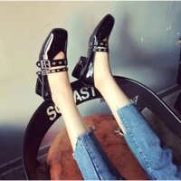(Có sẵn) giày búp bê quai lỗ qccc sale size 35