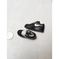 [Có Sẵn] Giày rỗng búp bê, figure 1:6 Nike Air Force 1 Low Black White