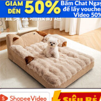 (Có sẵn) Giường Cho Chó Mới Mùa Thu Và Mùa Đông, Cũi Cho Chó, Đồ Dùng Cho Thú Cưng, Sofa, Có Thể Tháo Rời Và Giặt Được
