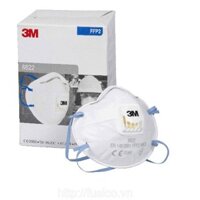 [CÓ SẴN HÀ NỘI] HỘP 10 Cái Khẩu Trang 3M 8822 P2 (N95) Chống Dịch Hiệu Quả (Có Van Thở)