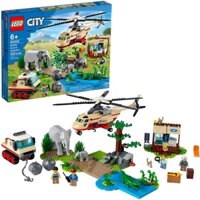 [Có sẵn, hàng chính hãng] Đồ chơi LEGO City giải cứu động vật hoang dã 60302-525 chi tiết
